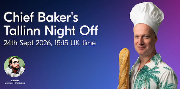 Post: Chief Baker's Talinn Night Off