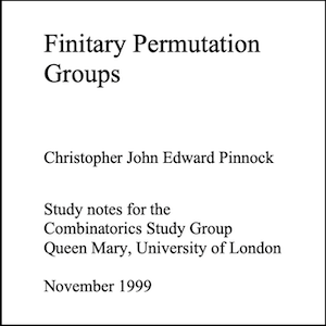 Post: Finitary Permutation Groups